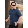 Erkek Oversize Bisiklet Yaka Kısa Kollu T-shirt