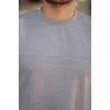 Erkek Oversize Bisiklet Yaka Kısa Kollu T-shirt