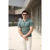 Erkek Polo Yaka Fermuar Detaylı Tişört