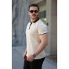 Erkek Renkli Yaka Kısa Kollu Tişört