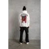 Erkek SCHOOL BOY Baskılı Kapüşonlu Sweat - Beyaz