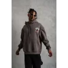 Erkek SCHOOL BOY Baskılı Kapüşonlu Sweat - Gri