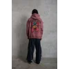 Erkek SCHOOL BOY Baskılı Kapüşonlu Sweat - Gül Kurusu