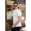 Erkek Yarım Balıkçı Yaka Kısa Kollu T-shirt