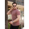 Erkek Yarım Balıkçı Yaka Kısa Kollu T-shirt