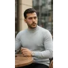 Erkek Yarım Balıkçı Yaka Pamuklu Triko