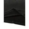 Fiyonk Baskılı Siyah Oversize Unisex T-shirt- Siyah