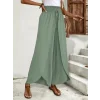 Kadın Beli Lastikli Bağcıklı önü Asimetrik Detaylı Aerobin Pantolon