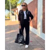 Kadın Iki Iplik Kumaş Pul Ve Fermuar Detaylı Ikili Takım