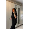 Kadın Kısa Kollu Bisiklet Yakalı Dantel Detaylı Viskon Iki Iplik Bluz
