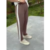 Kadın Modal Dokulu Kumaş Yanı şeritli Takım