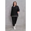 Kadın Yeni Sezon Uzun Kollu Ribana Detay Ikili Takım