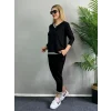 Kadın Yeni Sezon Uzun Kollu Ribana Detay Ikili Takım