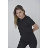 Kapşonlu Slim Fit T-shirt - Siyah