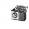 Nostaljik Kamp Ve Outdoor Solar Şarjli Tws Taşinabi̇li̇r Hoparlör H664BTS