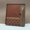 Öğretmenler Günü Hediyesi Kutulu Deri Defter Kalem Seti