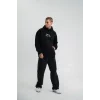 POLIZEI Premium Kalite Kapşonlu Dijital Patchli SweatShirt - Siyah