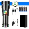 Pro F-3002 Alüminyum TG LED Gece Şeritli Type-C Şarjlı El Feneri