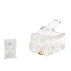 RJ11 Konnektör 2 Pın Telefon 100 Lü Paket Şeffaf HDX5018