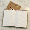 Sevimli Peluş Çizgili Defter