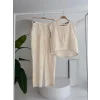 Shalina Süzüne Nakışlı Crop Takım 9796-08