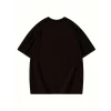 Thousand Baskılı Oversize Bisiklet Yaka T-shirt - Siyah
