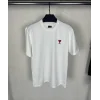 Unisex Bisiklet Yaka Baskılı Oversize T-Shirt - Beyaz