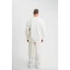Uzun Kol Bisiklet Yaka Basic SweatShirt - Beyaz