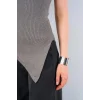 Yanı Uzun Atlet - Orta Gri