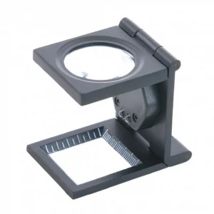 25x25 Mm Full Çelik Kaplı Katlamalı Büyüteç TH-9005B
