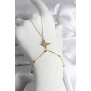 316L Çelik Gold Renk Model Kadın Şahmeran - TJ-SN740