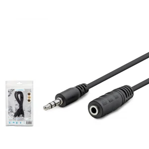 3.5 Mm Aux Uzatma Kablosu 1.2 M - Siyah HDX1004