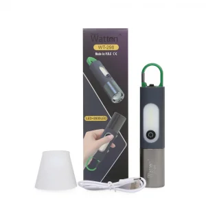 750 Lümen Şarjlı Kamp Feneri Type-C LED Aydınlatma Güçlü Taşınabilir Işık WT-298