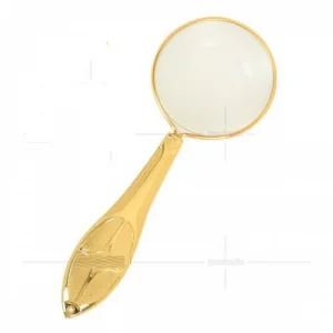 Altın Renkli 5X - 45 Mm Zarif Işlemeli Özel Tasarlanmış Büyüteç MG18155-7
