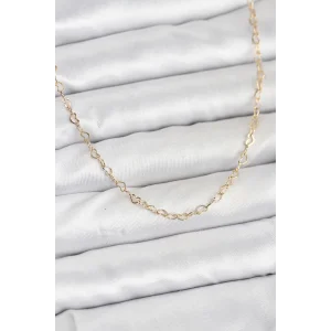 CM 14K Gold Renk Kalp Zincirli Kadın Kolye - TJ-BKO10924