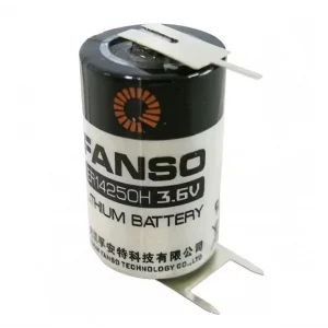 ER14250H 3.6V 1/2AA Kısa Lityum Pil - 3 PIN