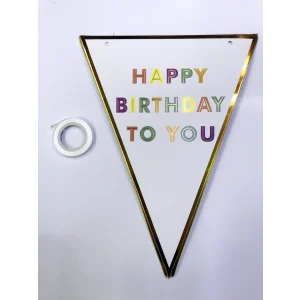 Happy Birthday To You Flama Bayrak Süs