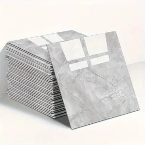 Mermer Desen Duvar Sticker Gri 30 x 30 Cm 1 Adet