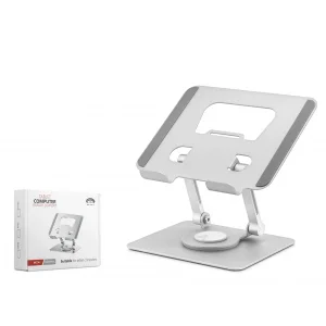 Metal 360 Derece Dönebilen Kompakt Tablet Ve Laptop Standi - Silver HDX8020
