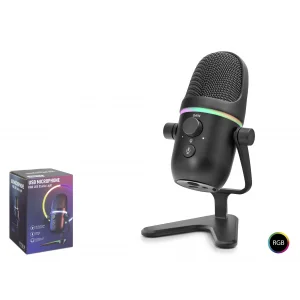 Profesyonel Çift Modlu Rgb Mikrofon 192 Khz / 24 Bit Type-C - Siyah ME5