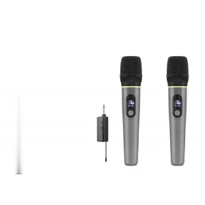 Profesyonel Kablosuz Uhf 2 Mikrofonlu Set 6.35 Mm - Gri HDX2791G