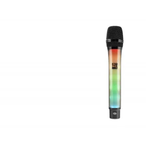 Profesyonel Kablosuz Uhf Mikrofon Rgb - Siyah WX-81