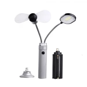 Şarjlı Pervaneli Mıknatıslı LED Masa Lambası Taşınabilir Çok Fonksiyonlu Aydınlatma WT-093