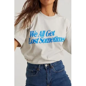 Unisex Baskılı Oversize T-Shirt - Beyaz