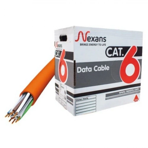Nexans Uçları Çakılı CAT6 HF Kablo 7 MT