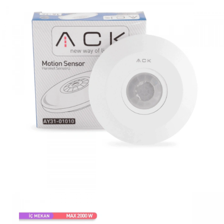 ACK AY31-01010 360° Sıva Üstü Sensör