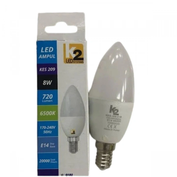 Kendal 8w Led Mum Ampul Beyaz (10lu Paket)