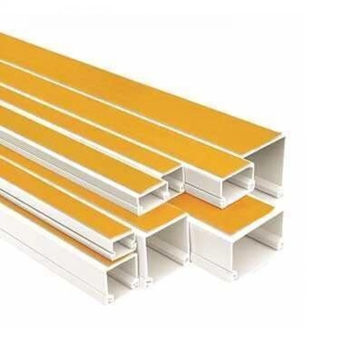 Mutlusan 16x16 Kablo Kanalı Yapışkan Bantlı 10 Adet 20 Metre
