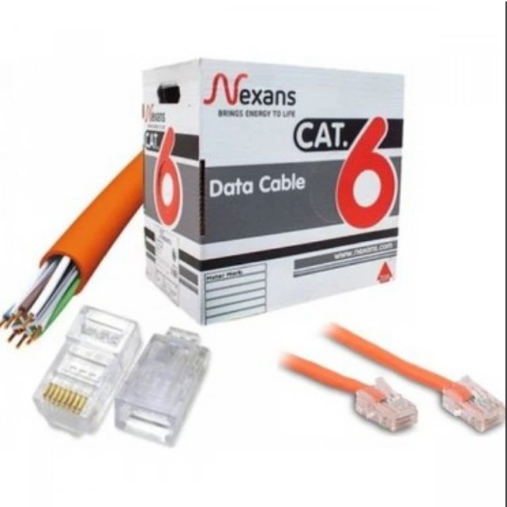 Nexans Uçları Çakılı CAT6 HF Kablo 10 MT