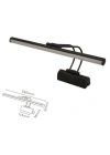6w 35 cm Siyah Tablo Aplik